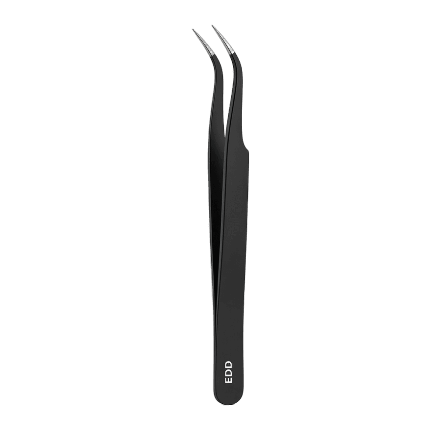 Curved Fine-Tip Tweezers
